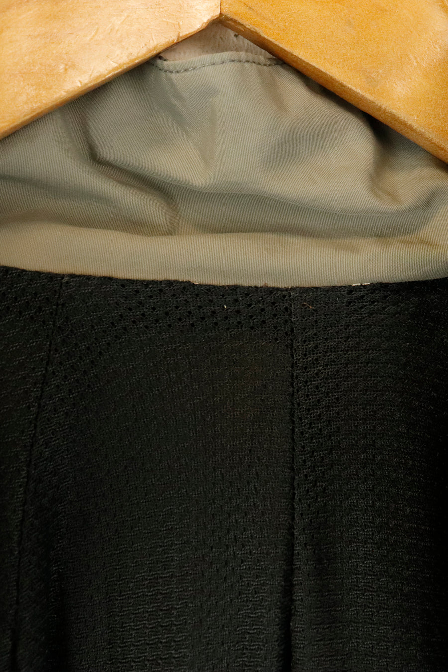 Vintage Army Full Zip Embroidered Chevron Striped Rain-jacket Outerwear