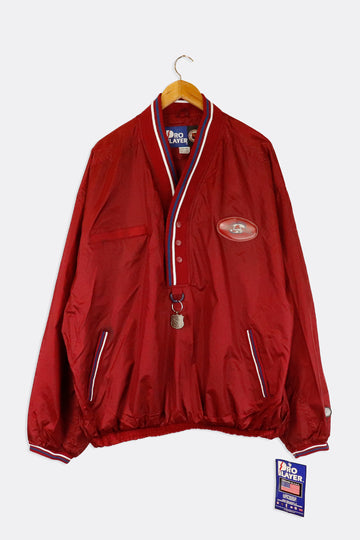 Vintage Deadstock NHL Colorado Avalanche Pro Player Jacket Sz XL/2XL