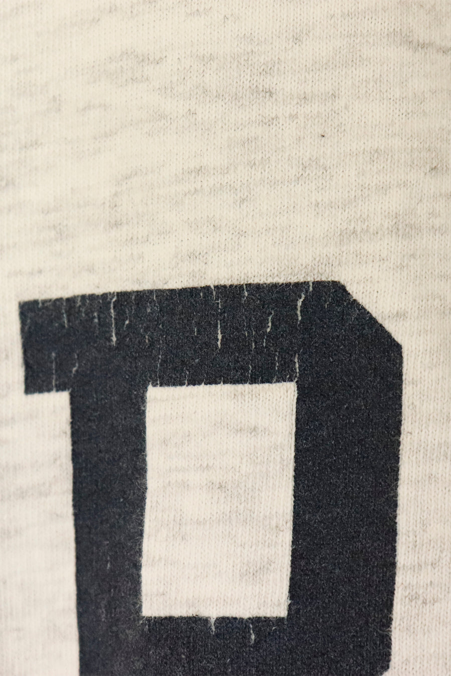 Vintage Varsity Penn State Simple Large Navy Font On Front Large Navy Paw Print On Back Vinyl T Shirt Sz XL