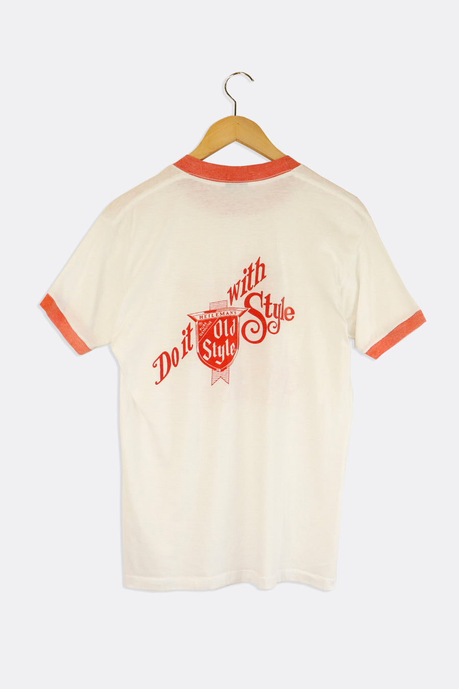 Vintage Heilemans Old Style Softball Marathon Easter Seals T Shirt Sz L
