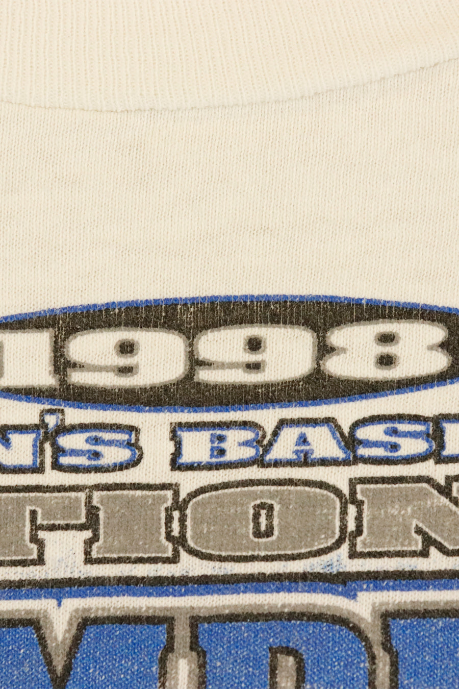Vintage 1998 NCAA Mens Basketball Kentucky Wildcats T Shirt Sz XL