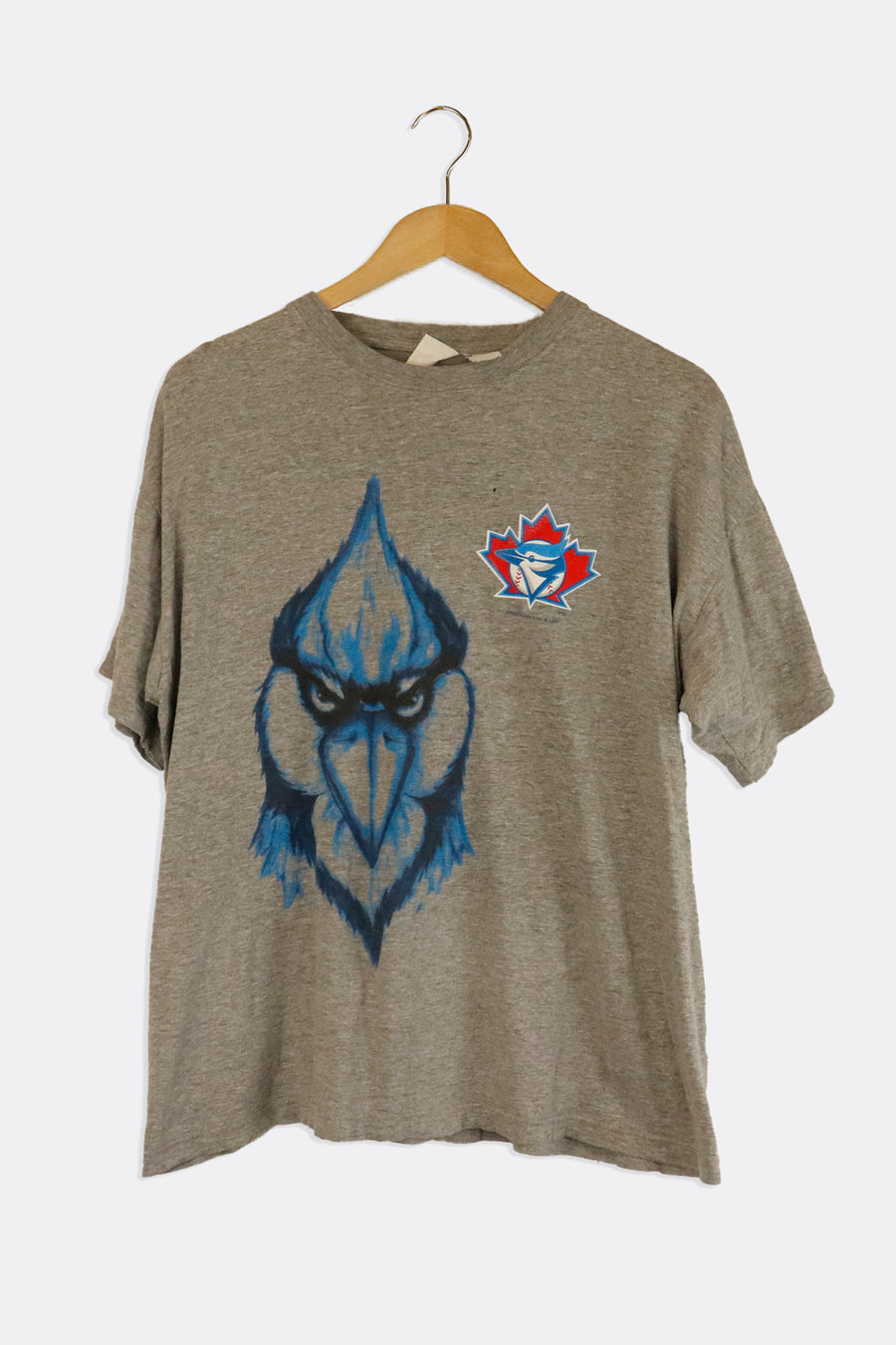 Vintage 1998 Toronto Blue Jays Bird And Logo T Shirt Sz L