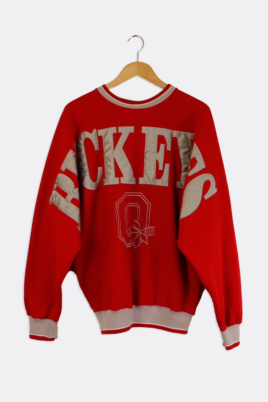 Vintage Buckeyes Block Letter Crewneck Sweatshirt Sz 2XL