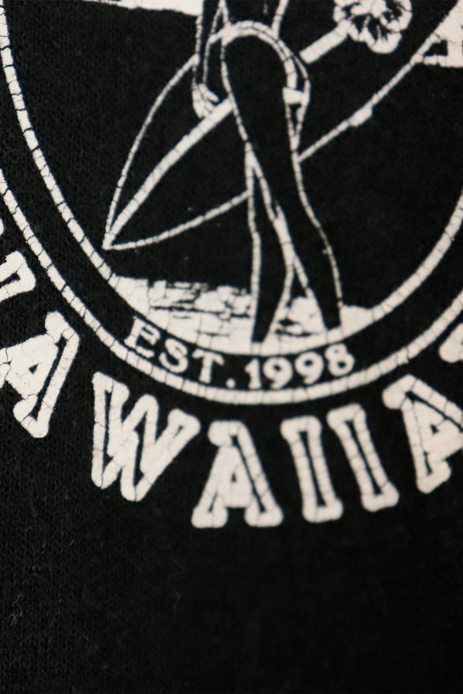 Vintage 1998 Royal Hawaiian Surf Academy Front And Back Logo Hoodie Sz L