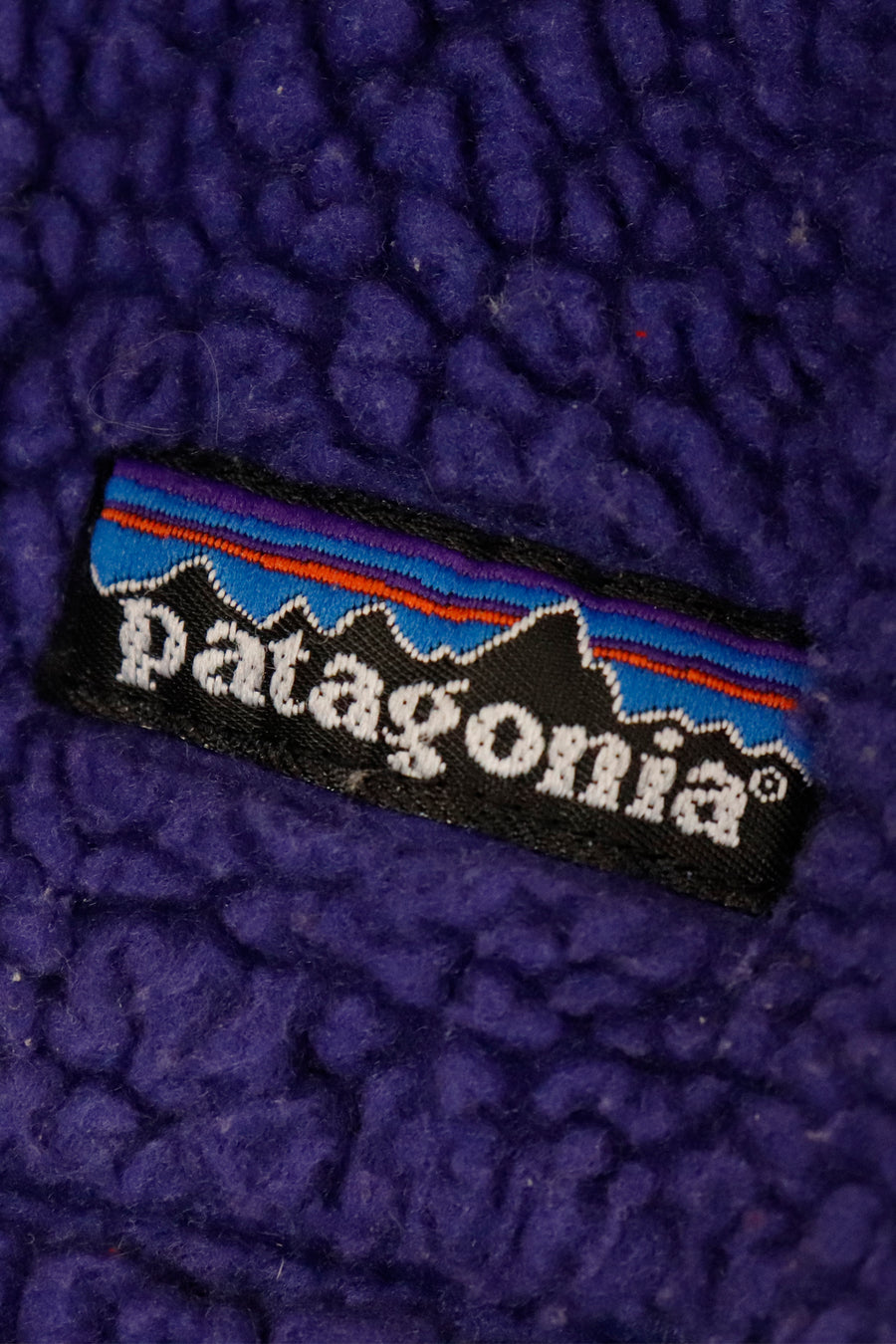 Vintage Patagonia Black Collar And Zipper Jacket Sz M