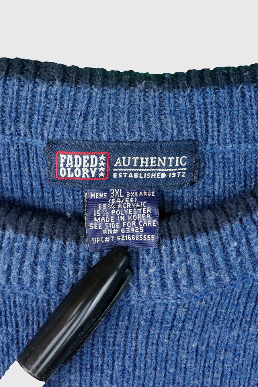 Vintage Faded Glory Stripped Sweatshirt Sz 3XL