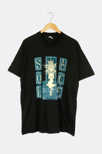 Vintage Sarah Mclachlan Solace Detailed Graphic T Shirt Sz XL