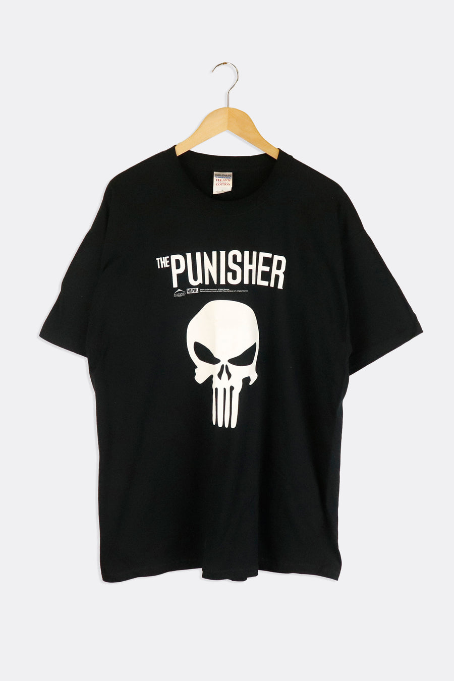 Vintage Marvel The Punisher Vinyl Logo And Font T Shirt Sz XL