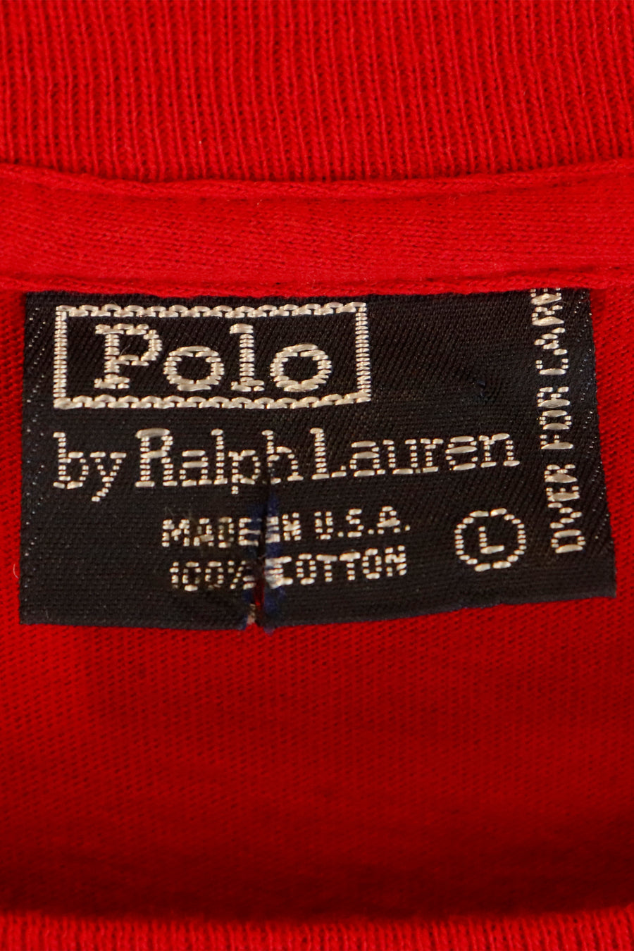 Vintage Raplh Lauren Polo Bear Skiing Graphic T Shirt Sz L