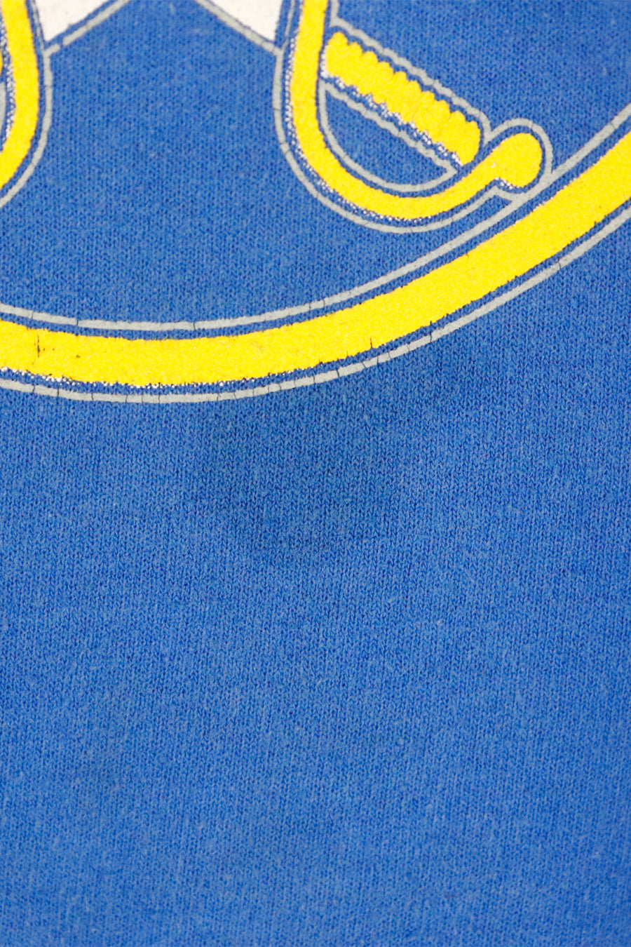 Vintage NHL Buffalo Sabres Simple Logo And Font Vinyl Sweatshirt Sz M