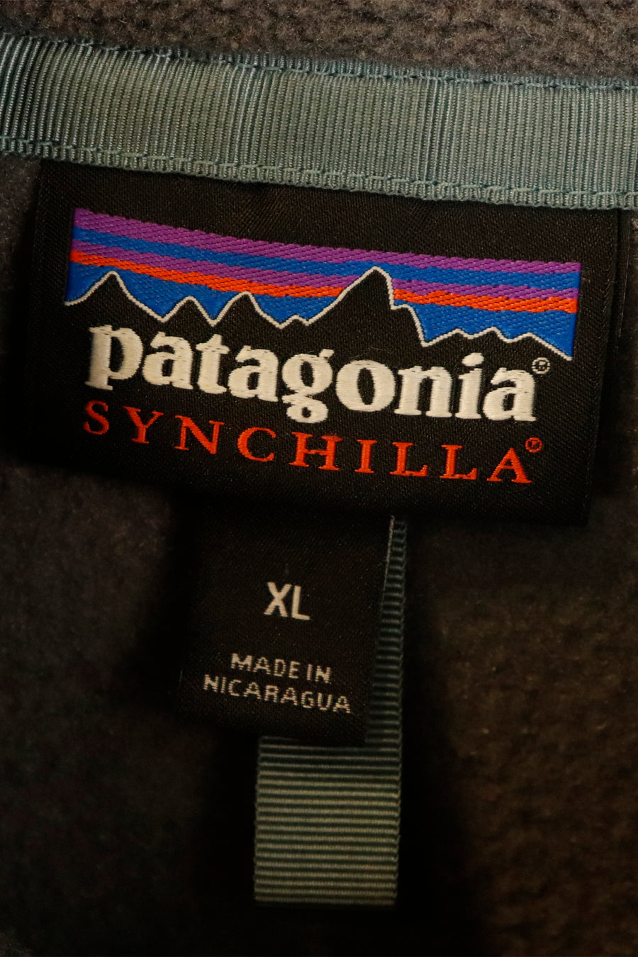Vintage Patagonia Pullover Half Button Floral Pattern On Pocket And Cuffs Outerwear Sz XL