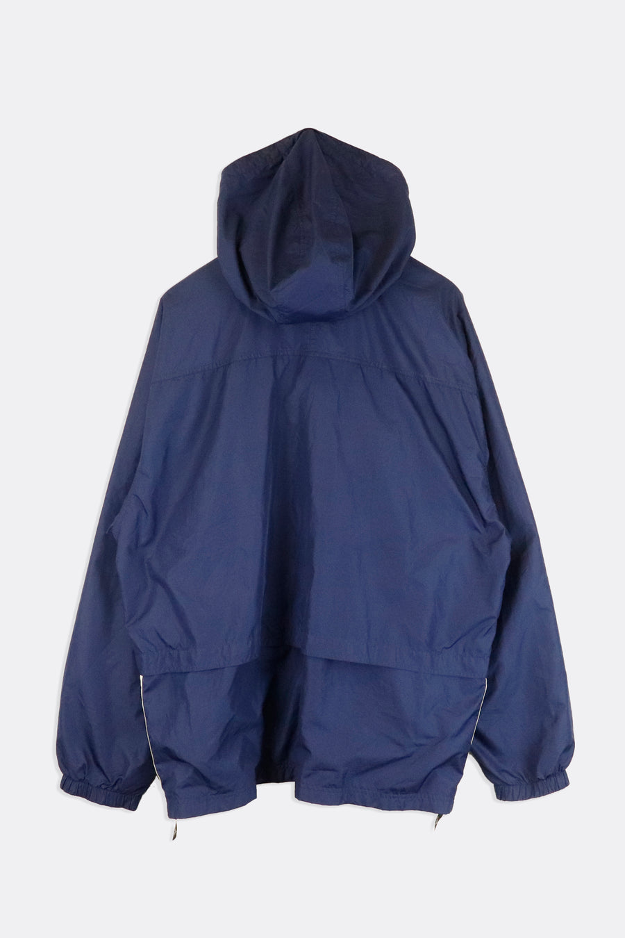 Vintage Adidas Half Zip Hooded Stripped Sleeves Windbreaker Sz XL
