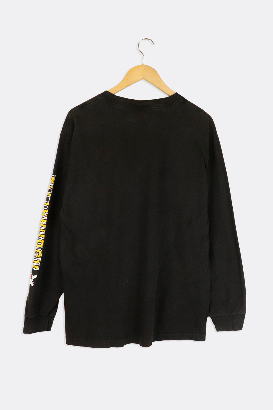 Vintage MLB Pittsburgh Pirates Vinyl Logo And Spotted Font Longsleeve T Shirt Sz L
