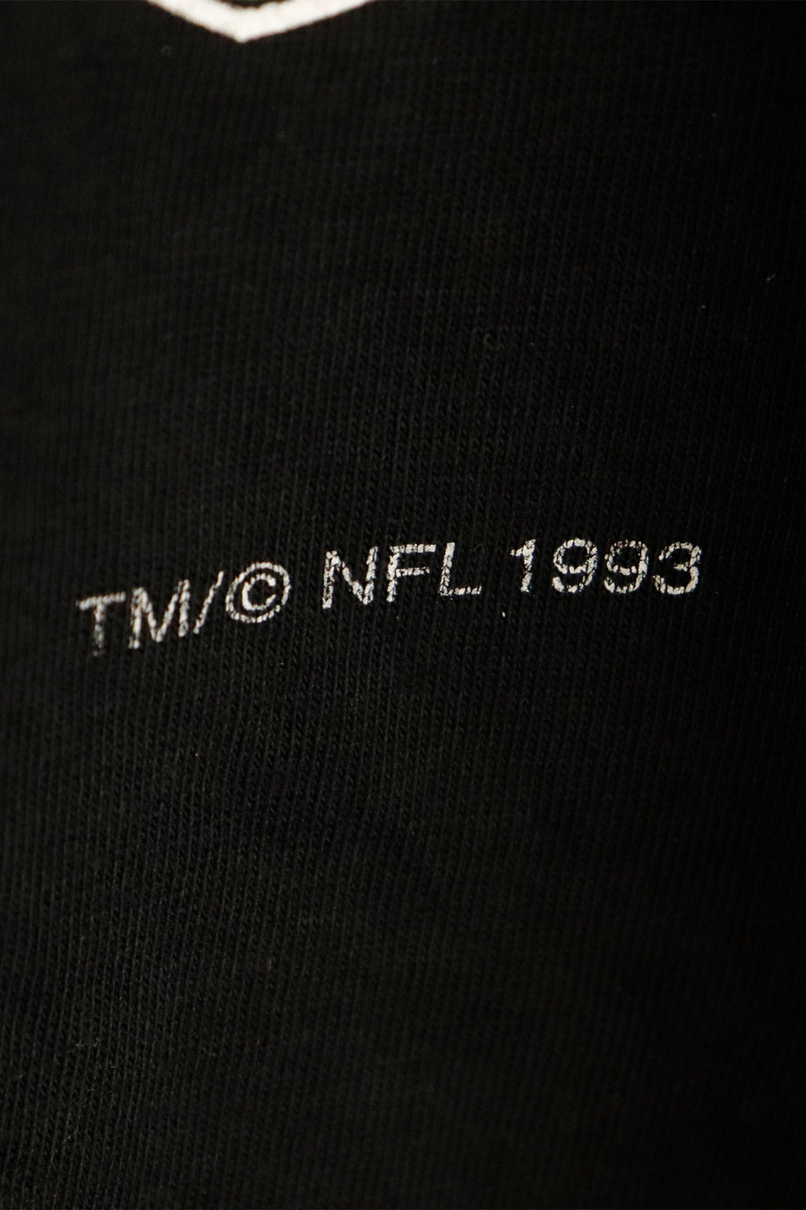 Vintage 1993 NFL New Orleans Saints Vinyl Logo And Font Graphic T Shirt Sz XL
