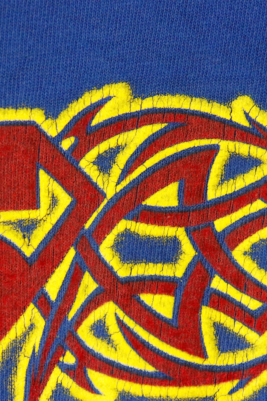 Vintage 1999 DC Comic Superman Logo Vinyl Graphic T Shirt Sz XL