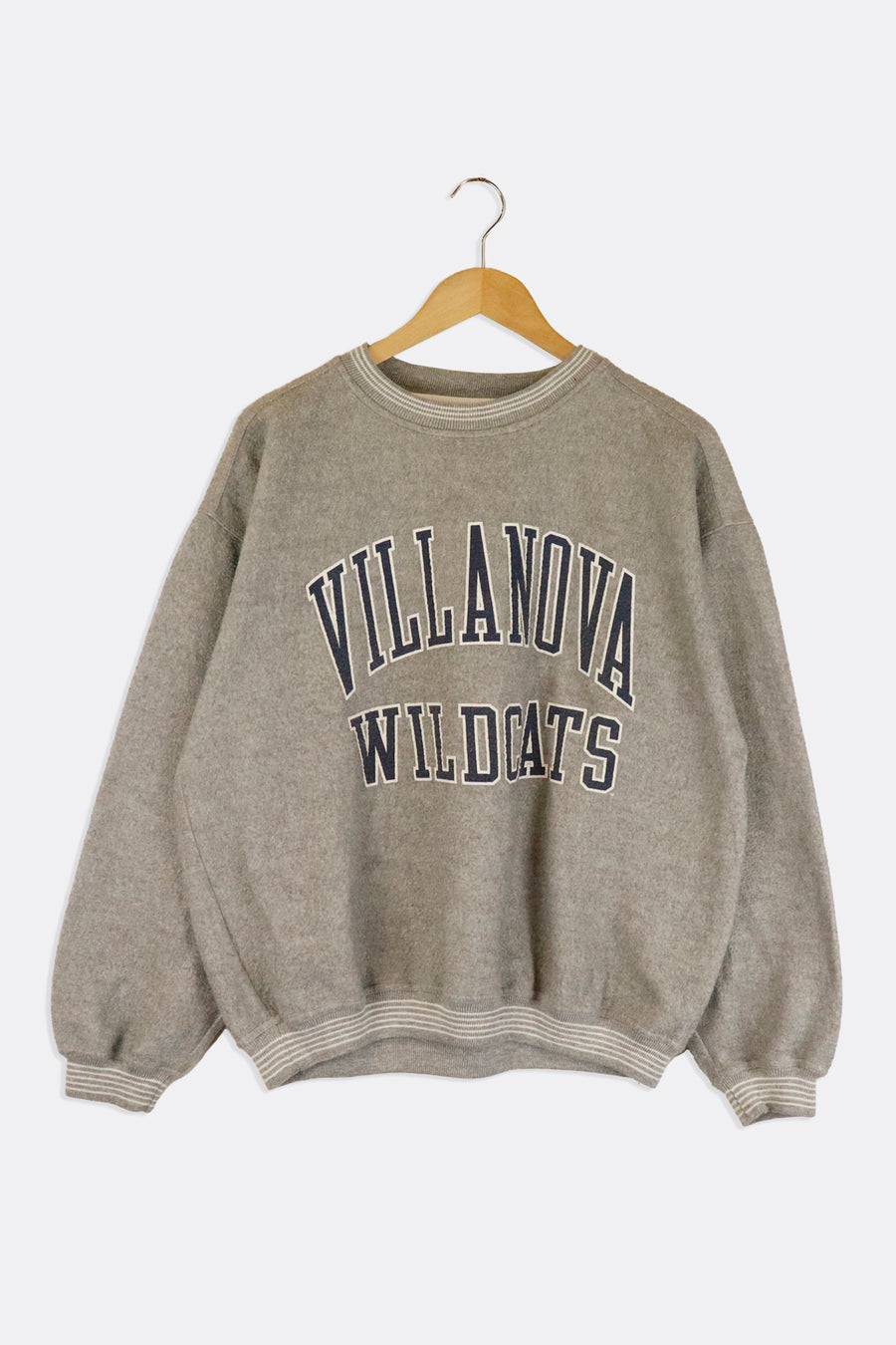 Vintage Villa Nova Wildcats Fleece Style Pullover Sweatshirt Sz XL
