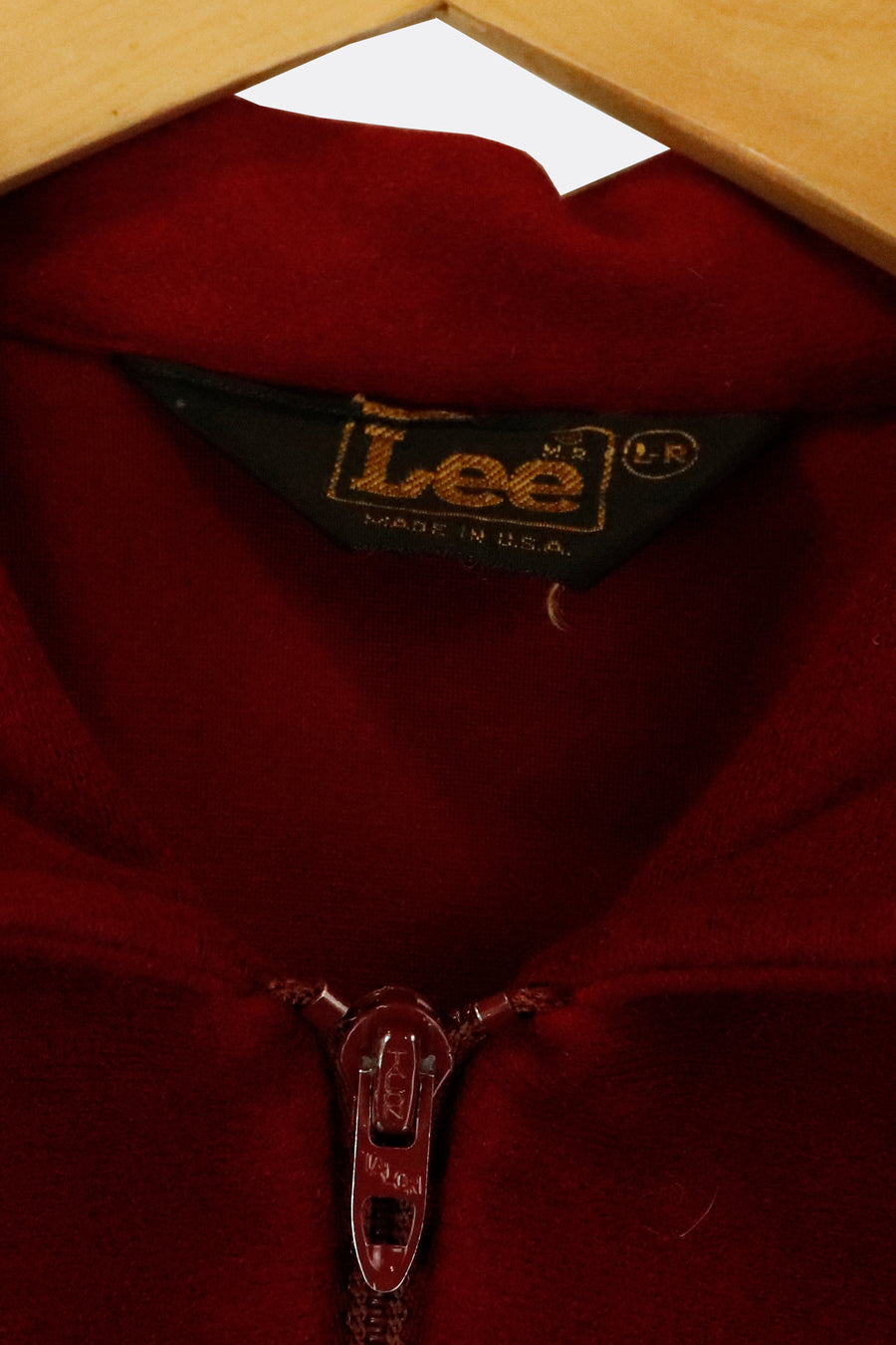 Vintage Lee Velvet Full Zip Sweatshirt
