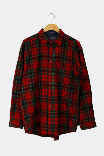 Vintage Pendleton Full Botton Collar Plaid Jacket Sz L