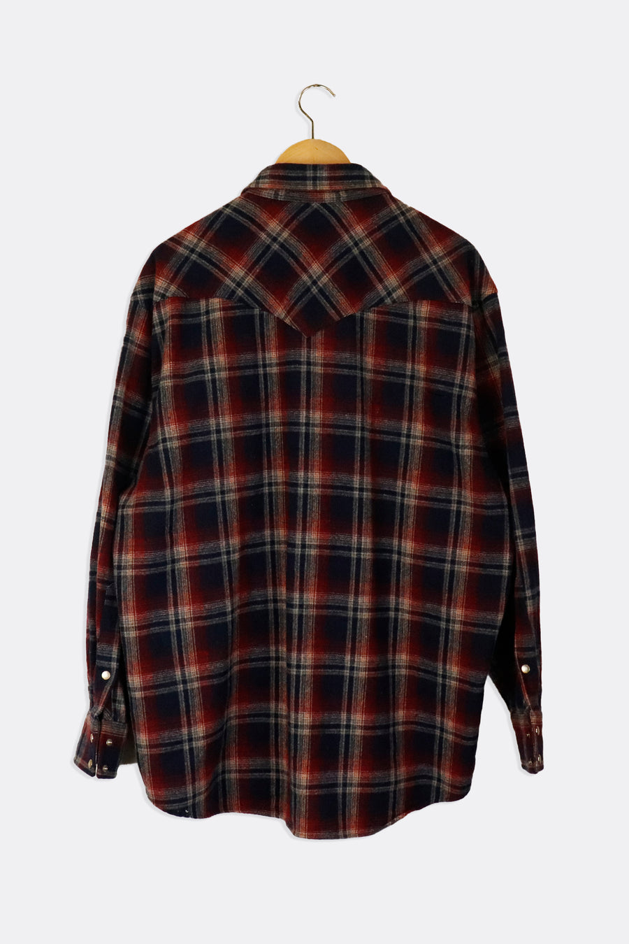 Vintage Pendleton Collared Plaid Full Button Up Jacket Sz XL