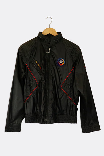 Vintage BMW Competition Racing Full Zip Embroidered Pattern Jacket Sz M