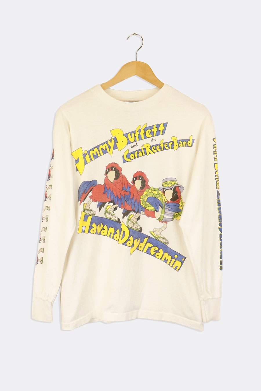 Vintage 1997 Jimmy Buffet And The Coral Reefers Havana Daydreaming Tour Longsleeve T Shirt