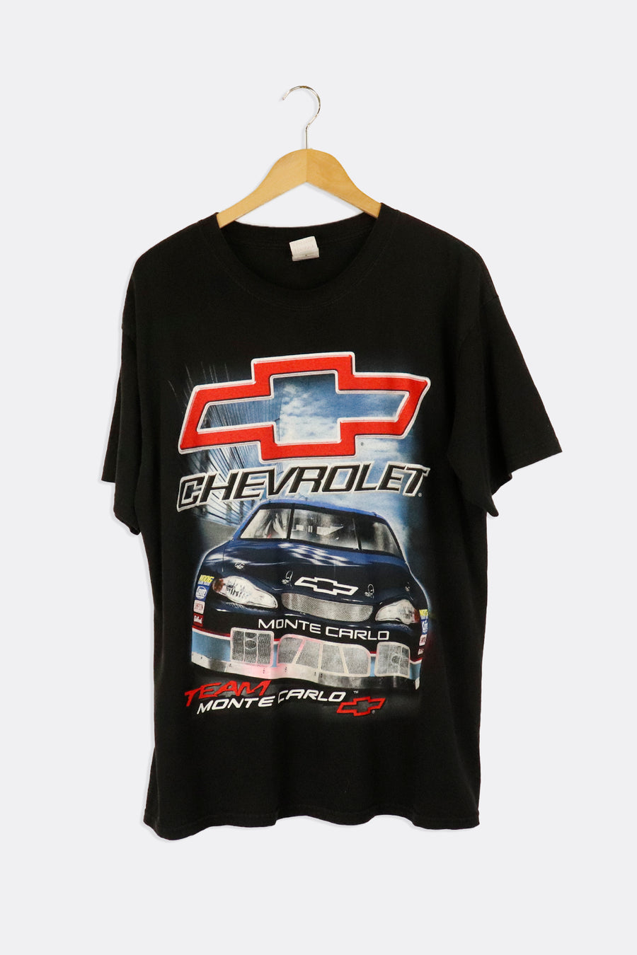 Vintage 2004 Nascar Chevrolet Team Monte Carlo Tour Graphic T Shirt Sz L