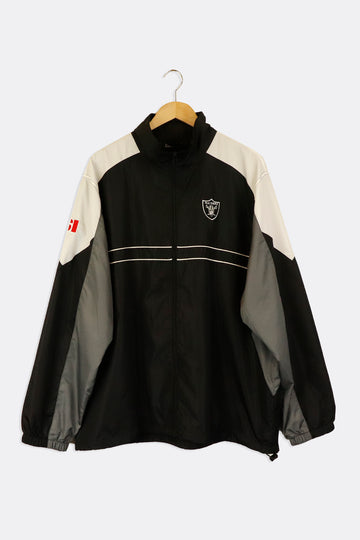 Vintage NFL Los Angeles Full Zip Colour Block Embroidered Windbreaker Jacket Sz XL