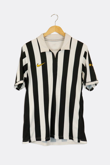 Vintage Nike Stripped Collared Soccer Jersey