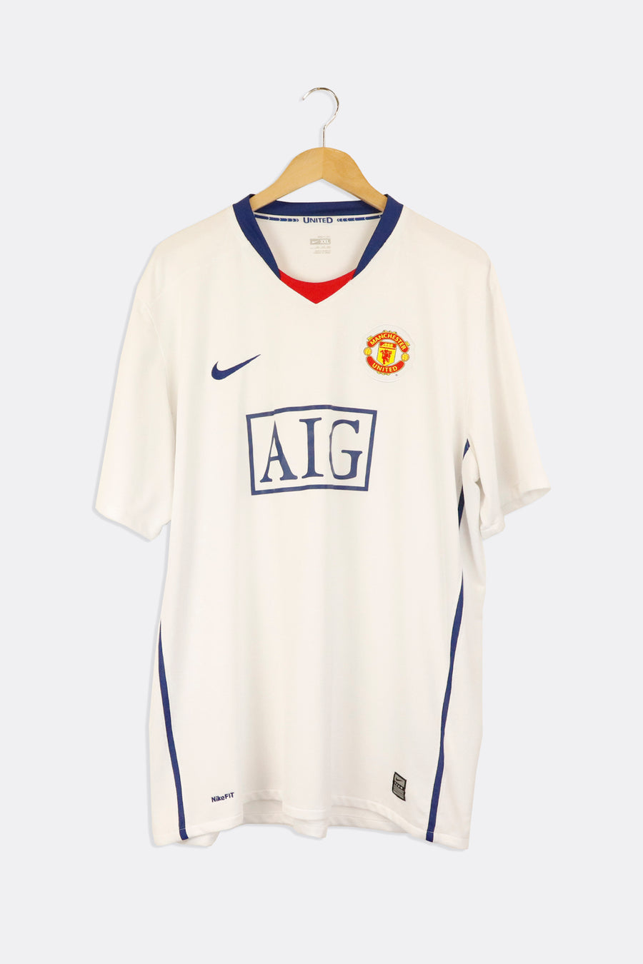 Vintage Manchester United Aig Sponsor Soccer Jersey Sz 2XL