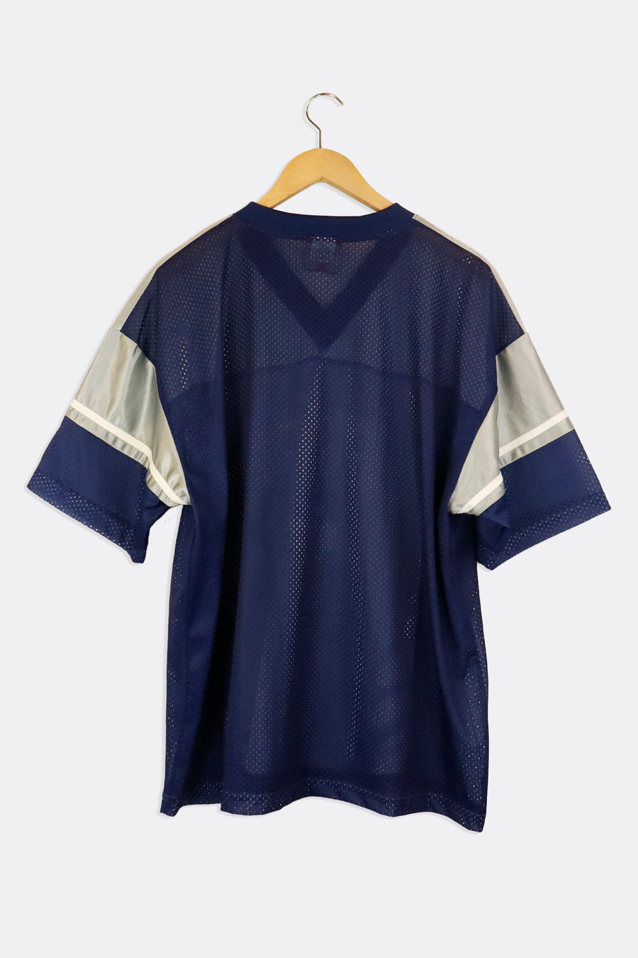 Vintage NHL Toronto Maple Leafs Mesh Embroidered Football Style Jersey Sz L