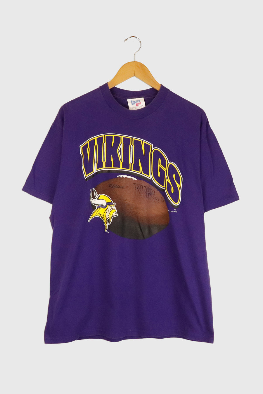 Vintage 1996 NFL Vikings Football Logo Graphic T Shirt