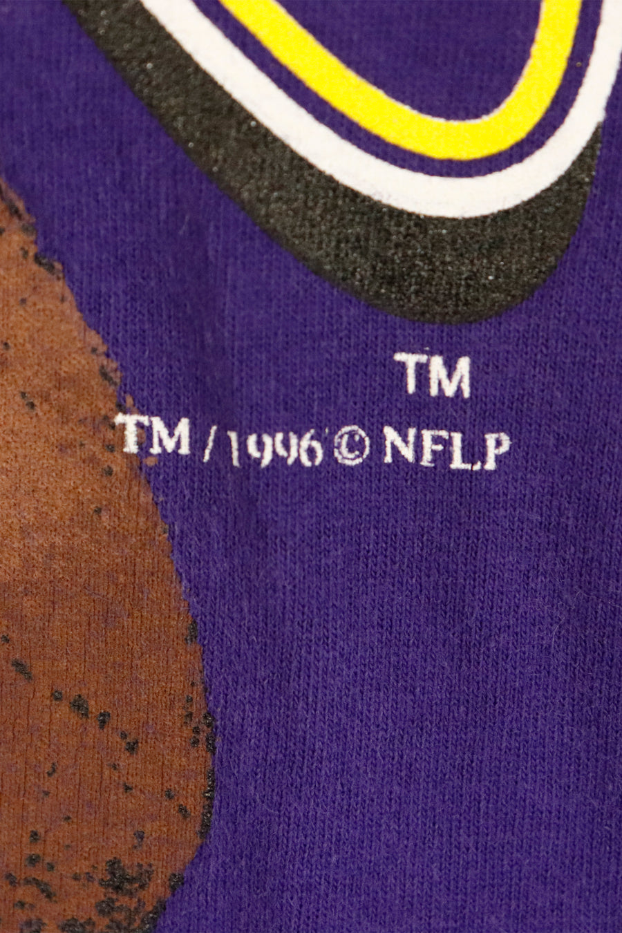 Vintage 1996 NFL Vikings Football Logo Graphic T Shirt