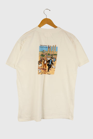 Vintage Adventures Of Tin Tin In Herat Graphic T Shirt