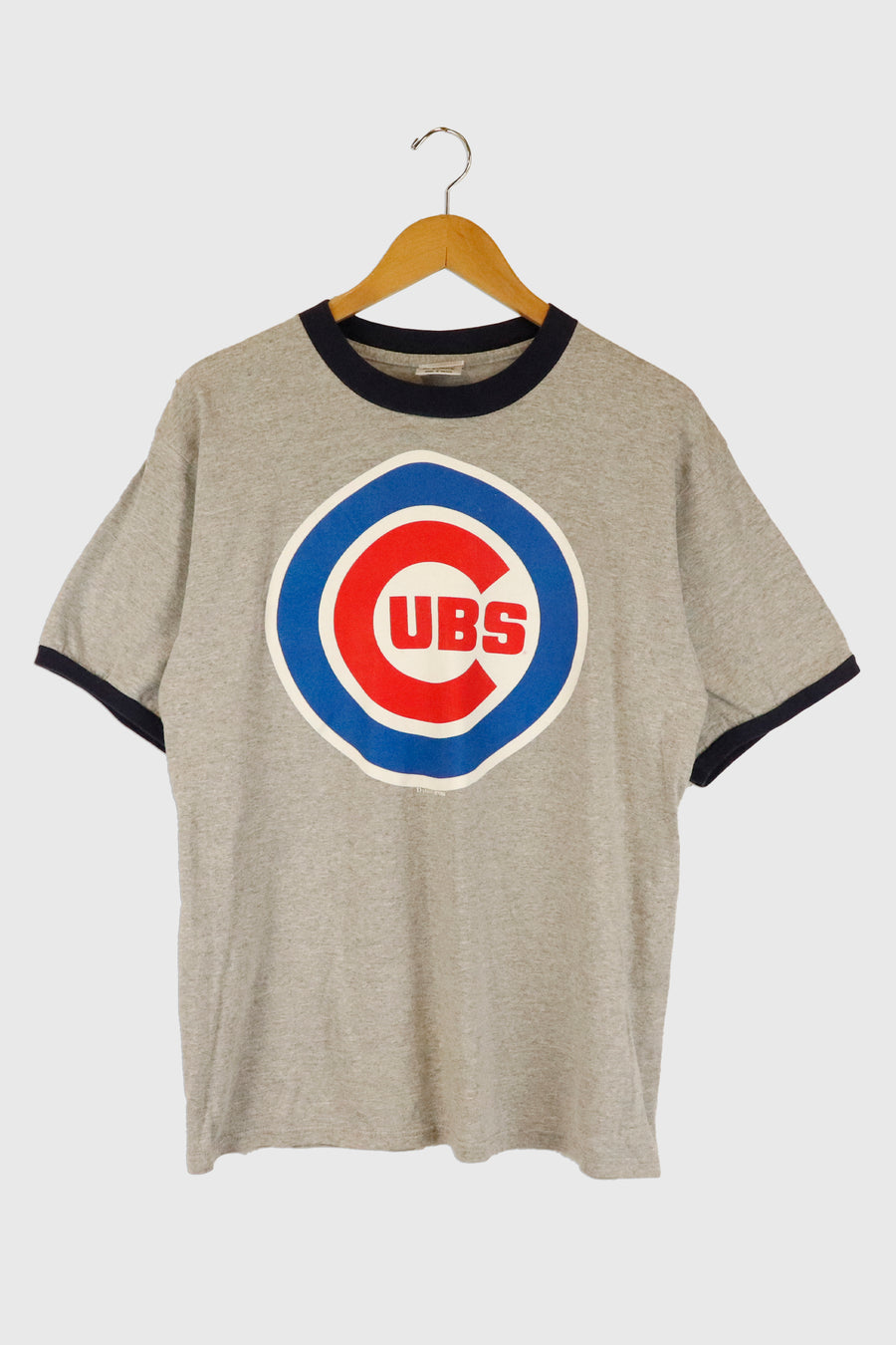 Vintage 2004 MLB Chicago Cubs Colored Logo Graphic T Shirt Sz L