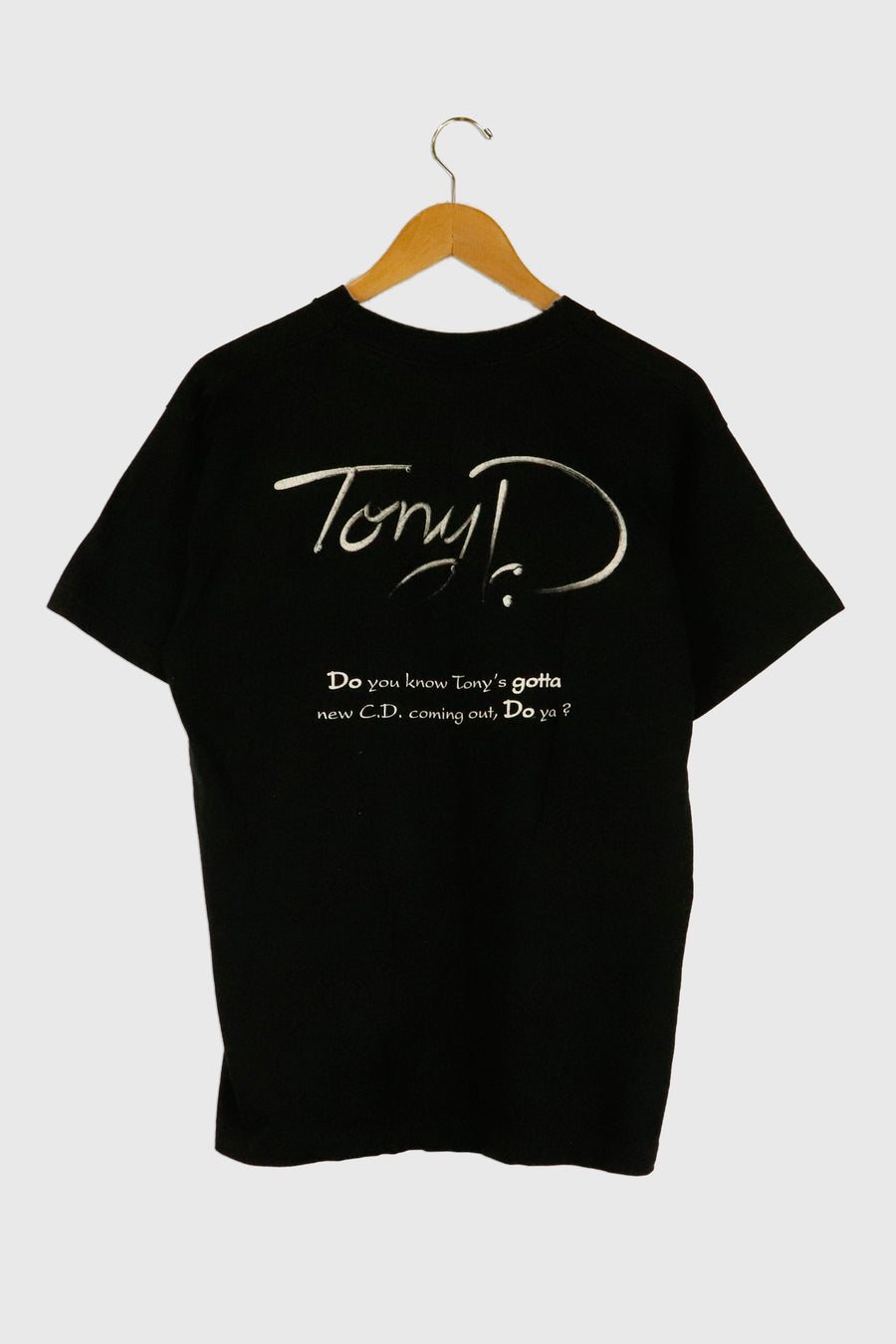 Vintage Tony D Band Graphic T Shirt Sz L