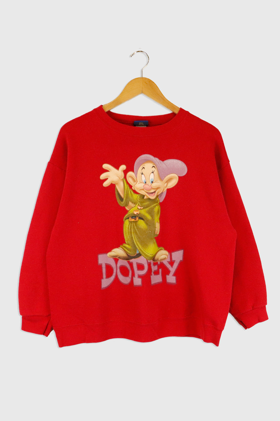 Vintage Disneys Dopey Dwarf Snow White Sweatshirt Sz M