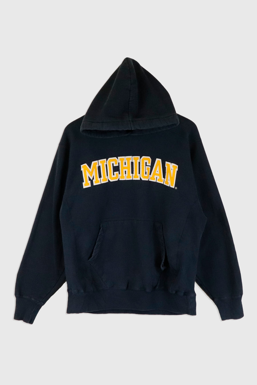 Vintage Michigan Plain Hooded Sweatshirt Sz S