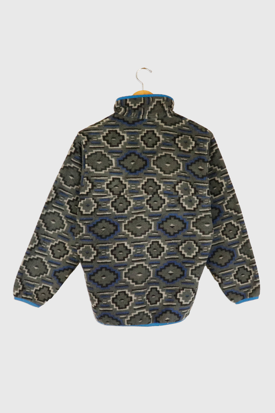 Vintage Patagonia Patterned Quarter Button Up Sweatshirt Sz XS