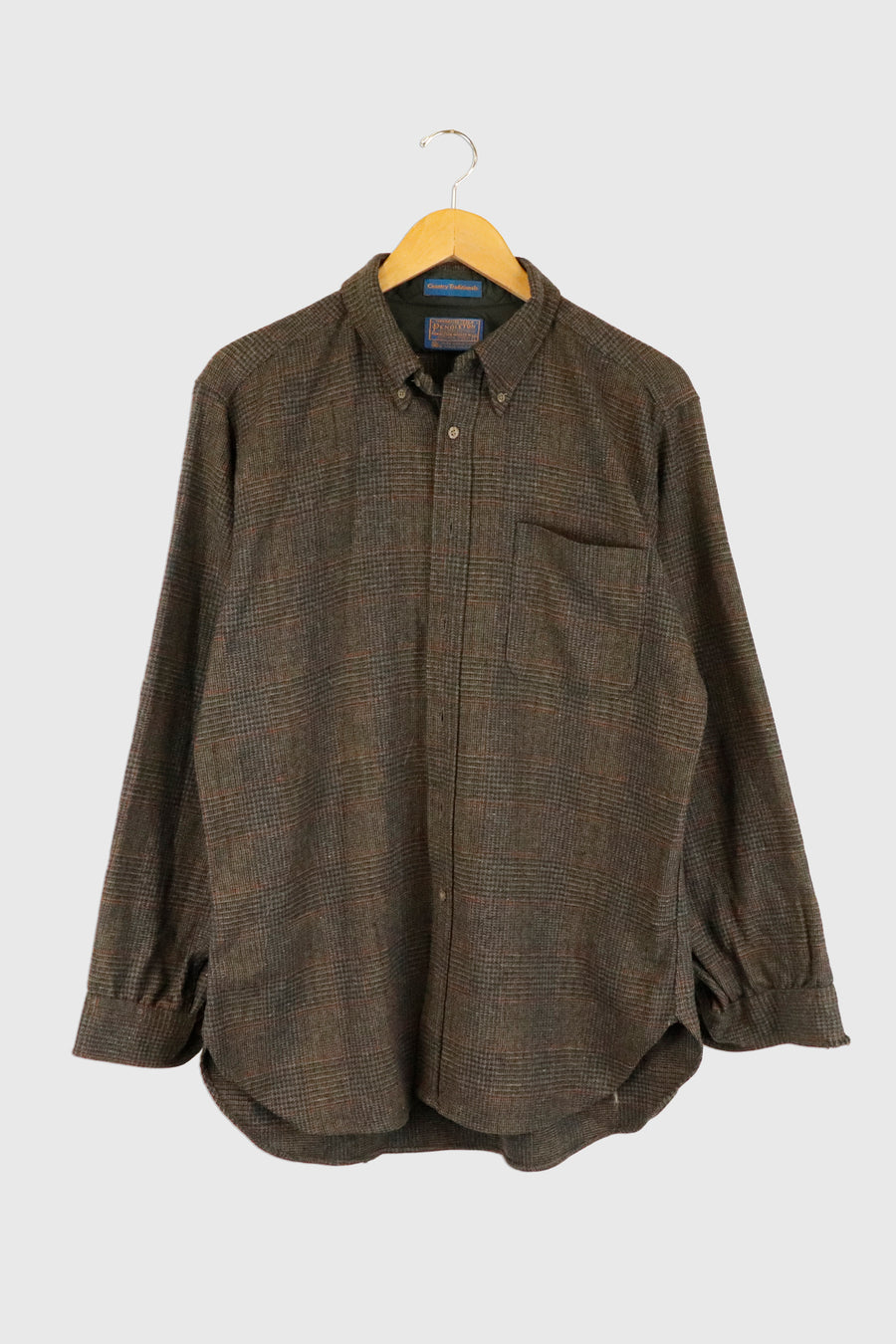 Vintage Button Up Pendleton Wool Flannel Sz L
