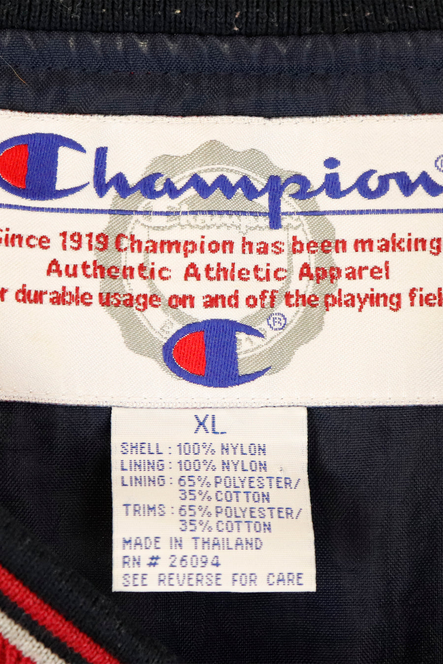 Vintage Champion V Neck Lightweight Pullover Sz XL