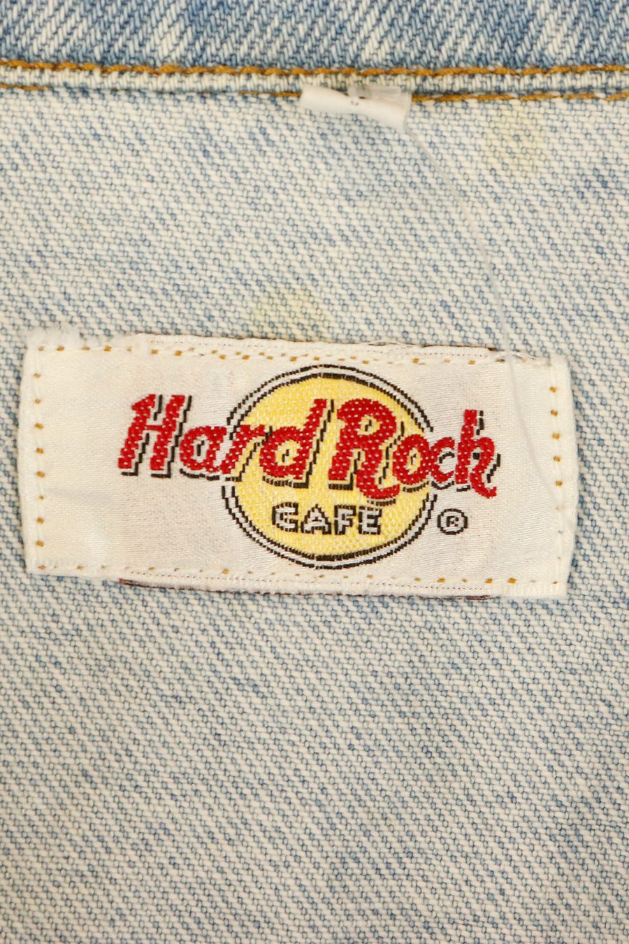 Vintage Planet Hollywood Hard Rock Cafe Bangkok Denim Button Up Jacket