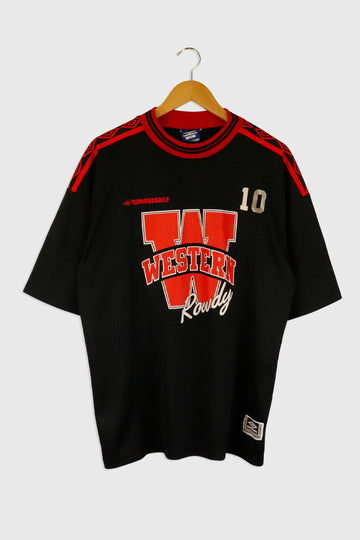 Vintage Umbro 10 Western Rowdy Jersey Sz L