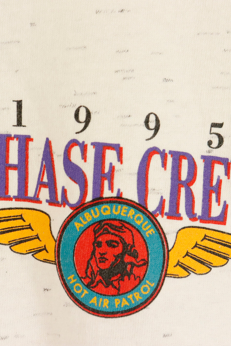 Vintage 1995 Chase Crew Hot Air Balloon T Shirt Sz XL