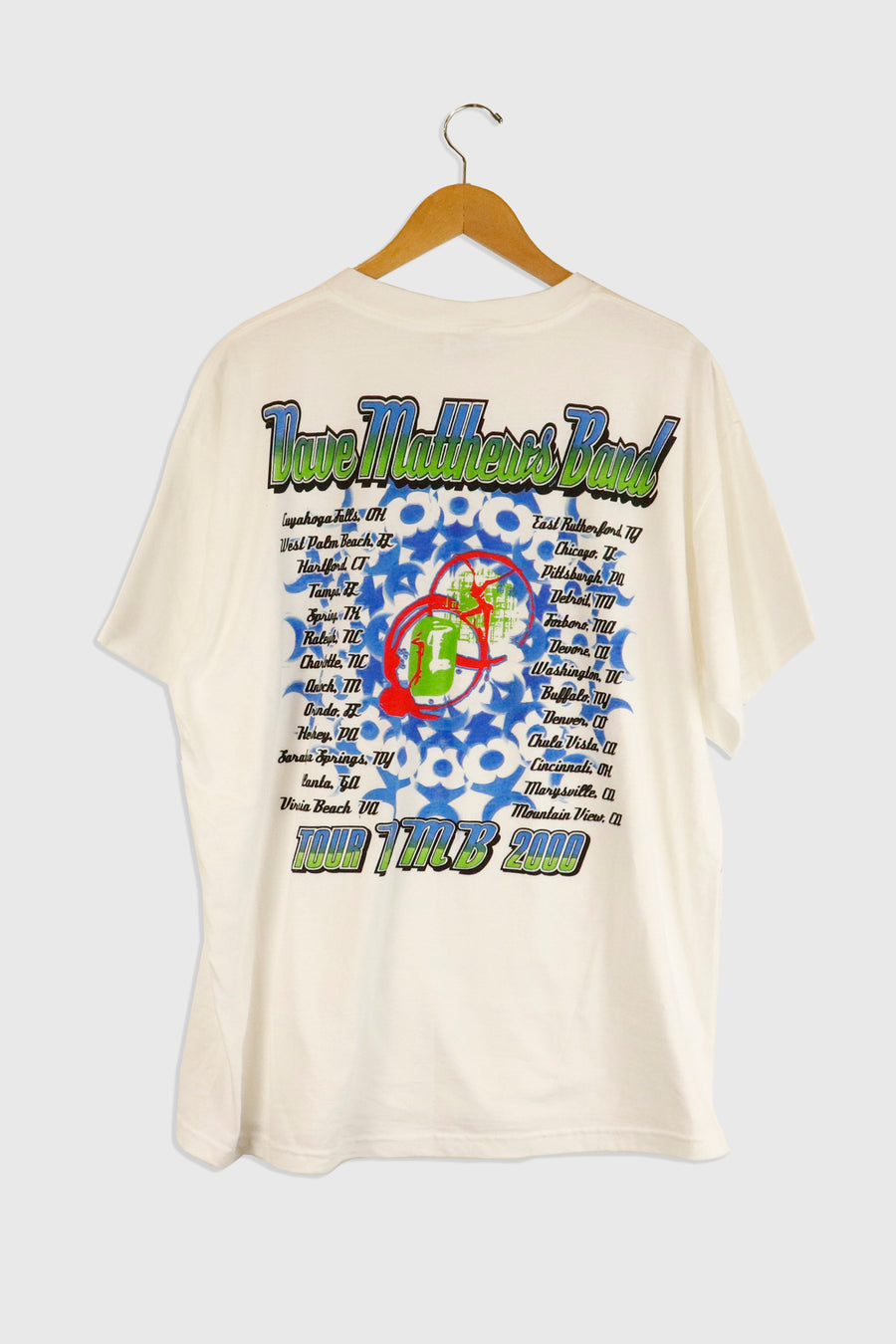 Vintage 2000 Dave Matthews Band Tour T Shirt Sz XL