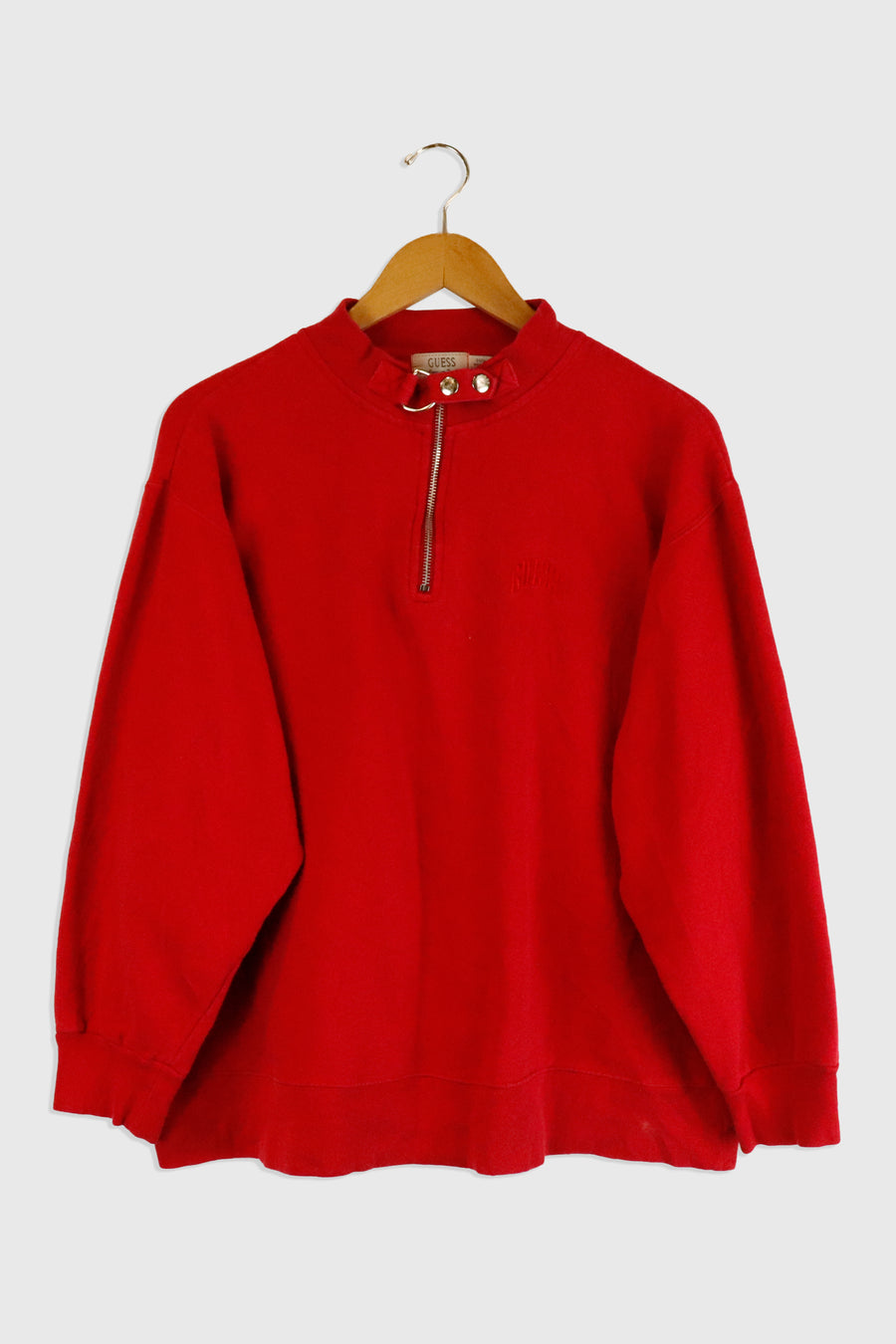 Vintage Guess Snap Collar Sweatshirt