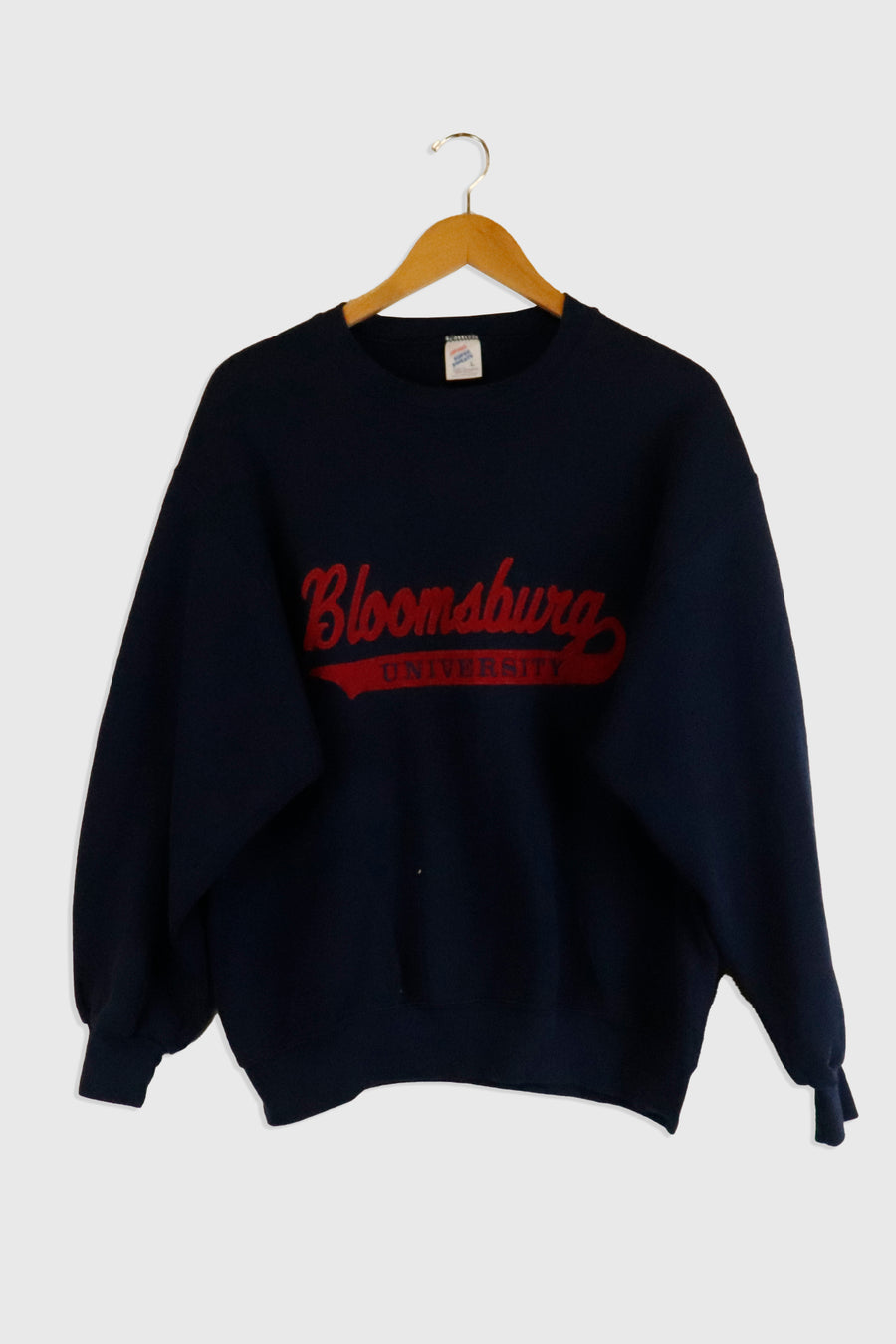 Vintage Varsity Bloomsburg University Sweatshirt Sz L