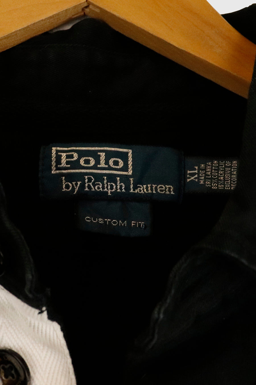 Vintage Polo Lacross Long Sleeve Collared Sweatshirt Sz XL