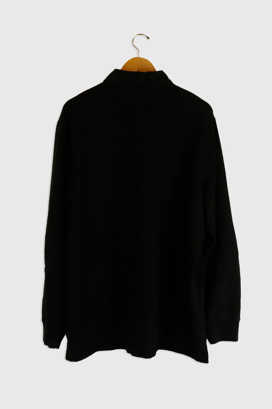 Vintage Polo Lacross Long Sleeve Collared Sweatshirt Sz XL