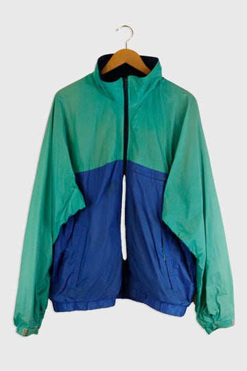 Vintage Patagonia Fleece Lined Full Zip Quarter Collar Jacket Sz XL