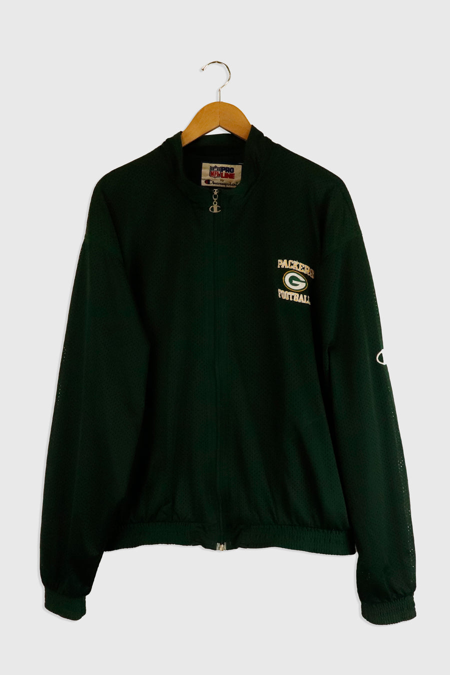 Vintage Champion NFL Pro Line Green Bay Packerws Full Zip Jacket